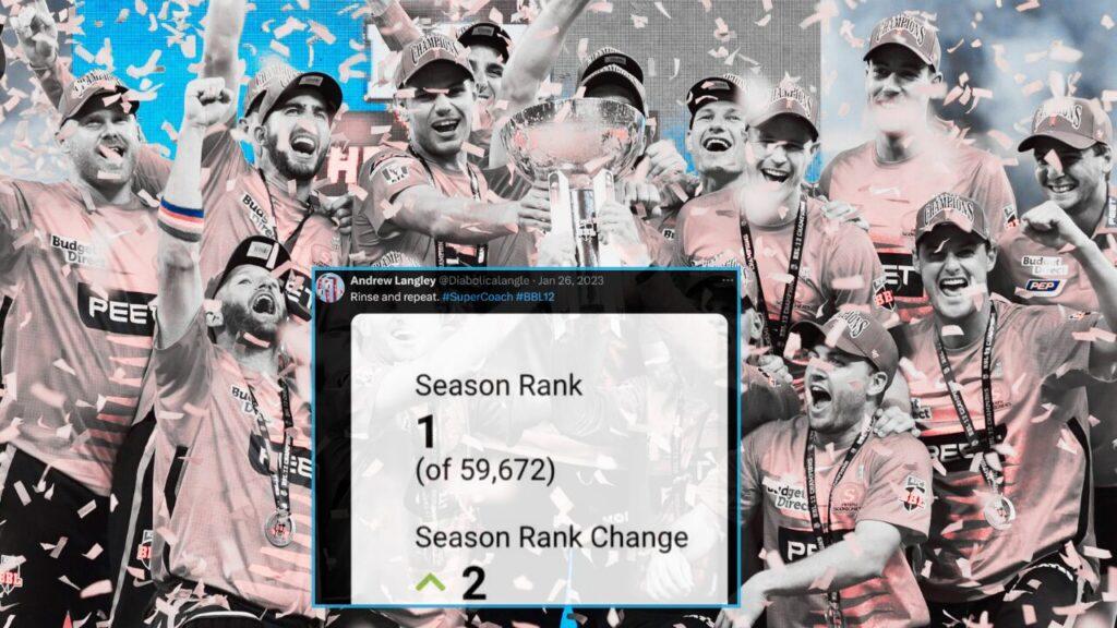 Dual champion's blueprint to winning Supercoach BBL14 - cover image
