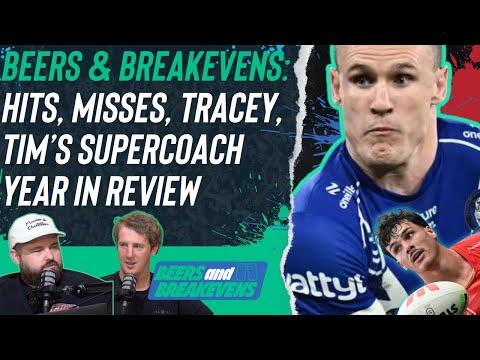 Beers & Breakevens: Tim's NRL Supercoach year in review, hits, misses & Tracey