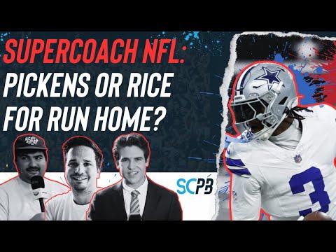 SC Playbook: Supercoach NFL, Pickens or Rice for run home?